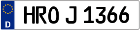 Truck License Plate